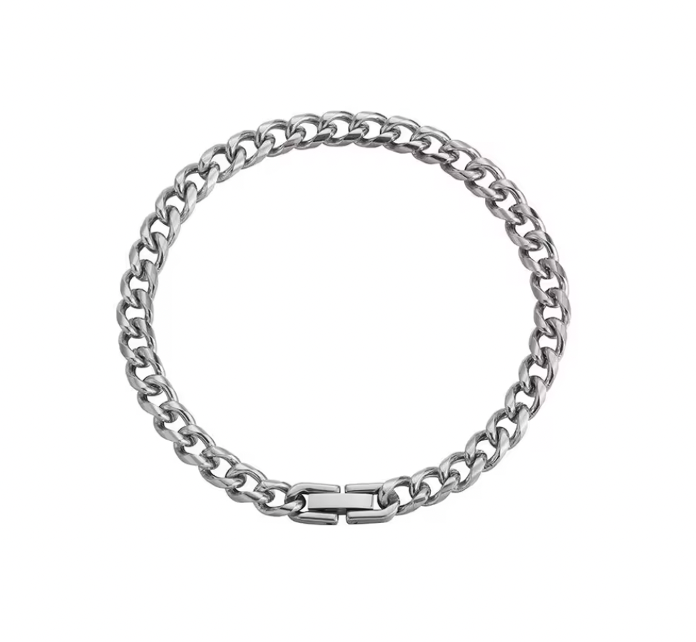 Panser Armbånd i Sølv – 18 cm