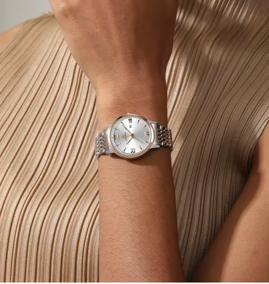 Gohuos Dame Ur – Rose Gold & Sølv