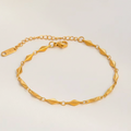 Diamant-led Armbånd i 18K Guld