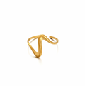 Bølge Åben Ring i Guld