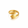 Dobbelt Dråbe Wrap Ring i Guld
