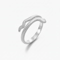 Slange Ring i Sølv
